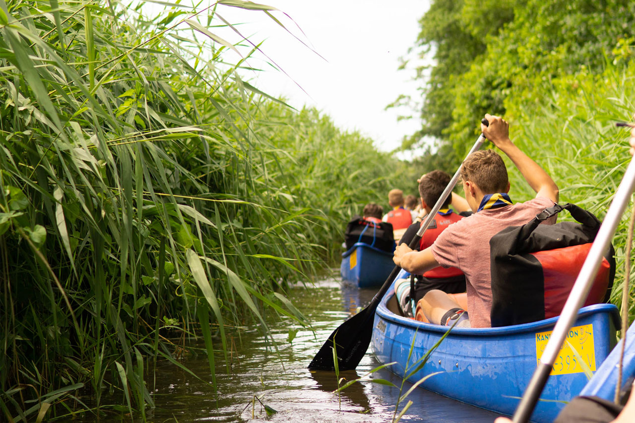 Auf dem Weg durch die Schwaanhavel